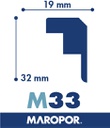 Moldura Maropor M33 x MT