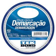Cinta Silver Demarcación Azul 48 x 1500 mm