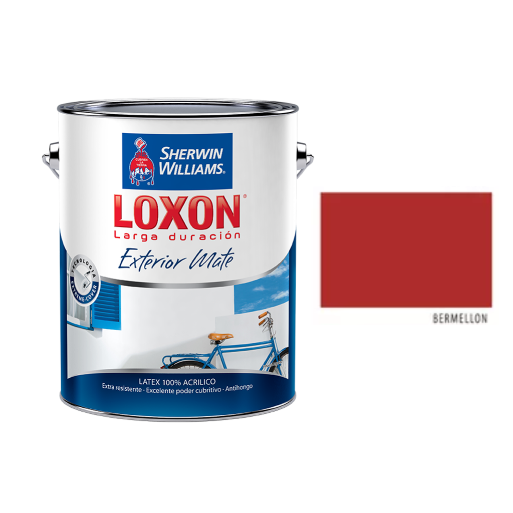 Loxon Latex Exterior Bermellón 4 L