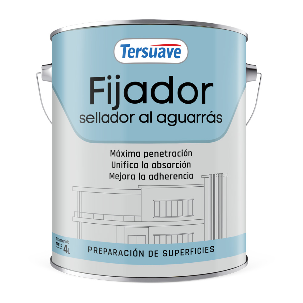 Fijador al Aguarras Tersuave 4 L