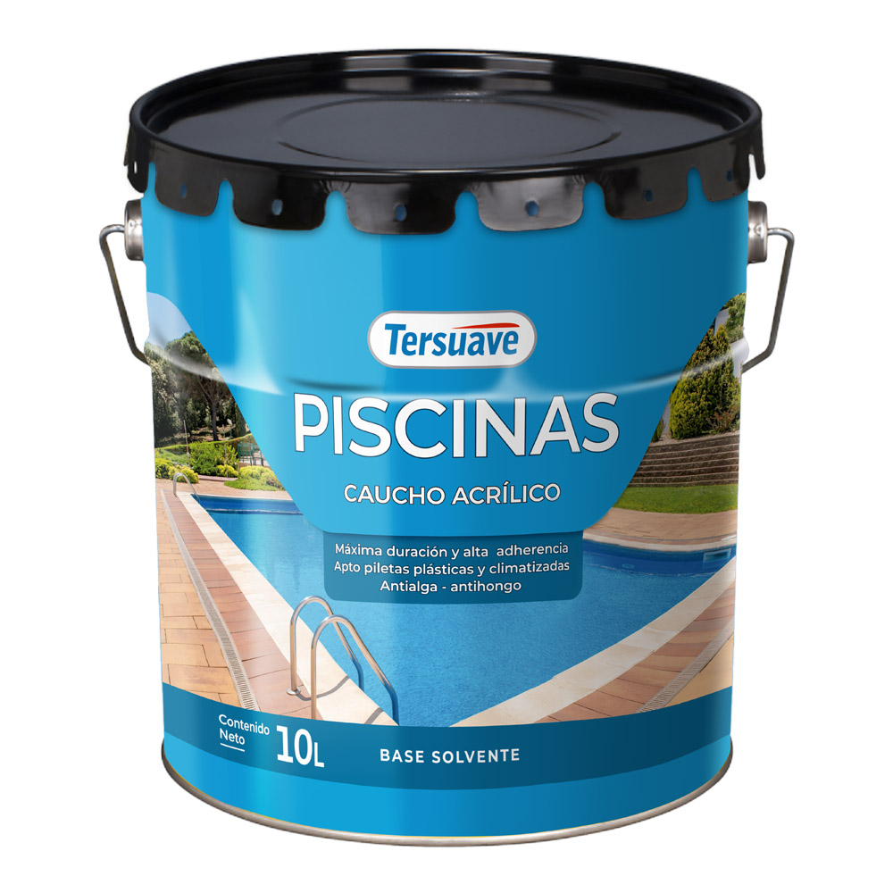 Pileta Tersuave Caucho Blanco 10 L