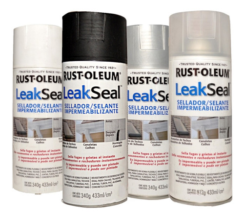 Aerosol Leak Seal Sellador Imperm. 340 Gr Rust Oleum