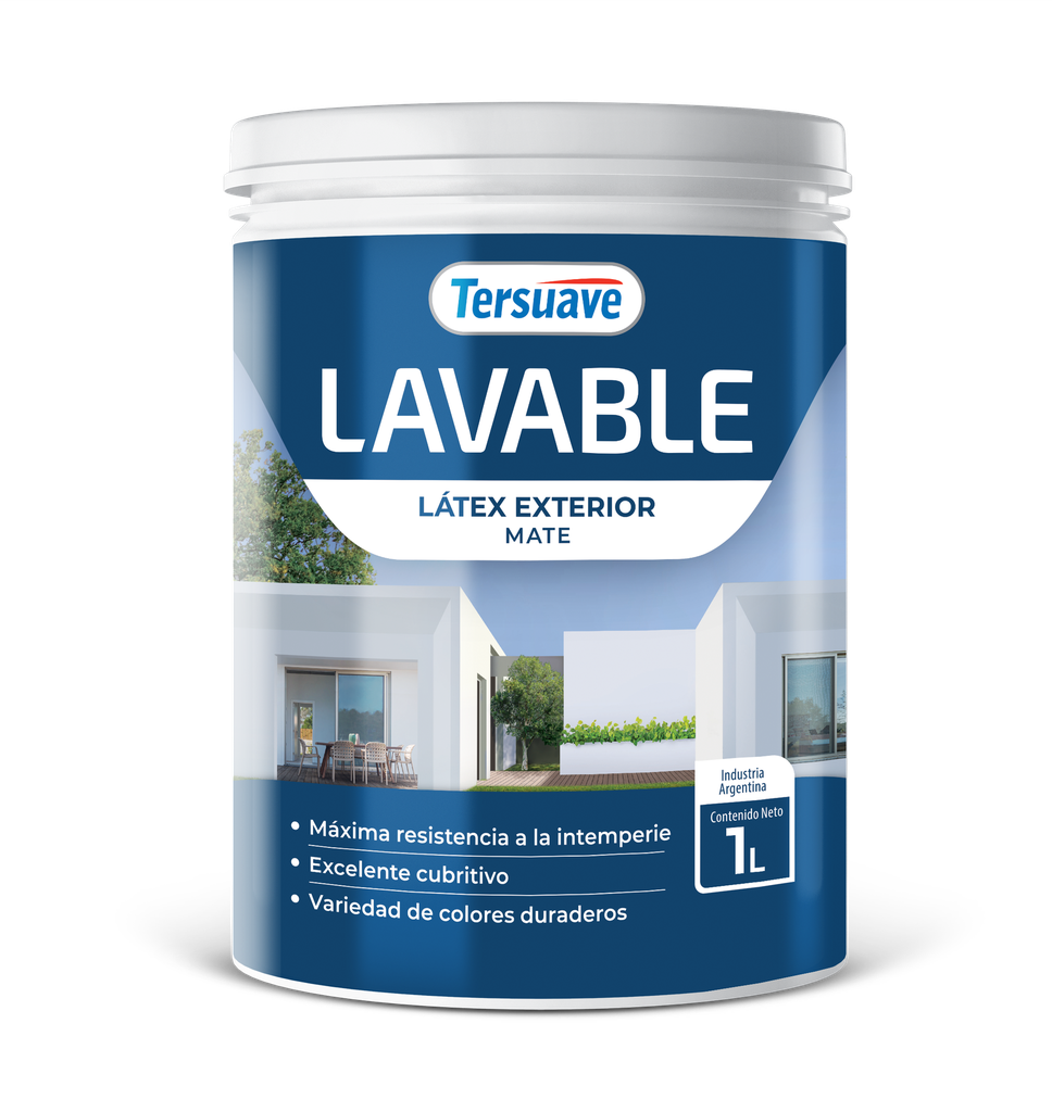 Lavable Latex Exterior Tersuave Colores 1 L