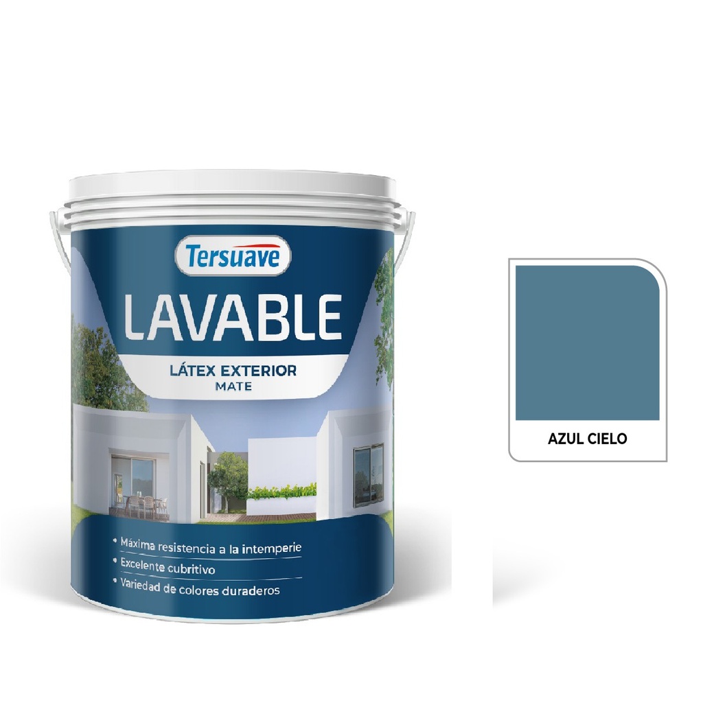 Lavable Exterior Tersuave Colores x 4 L