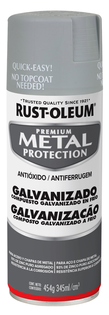 Aerosol Metal Protection Compuesto Galvanizado 340 G Rust Oleum