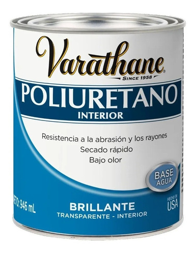 Laca Poliuretanica Varathane Brillante 3.785 L