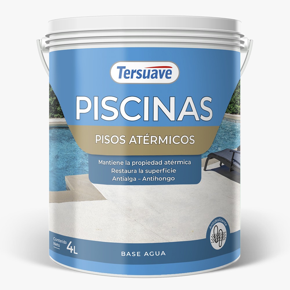 Piso Bordes Atermico Arena Tersuave 4 L