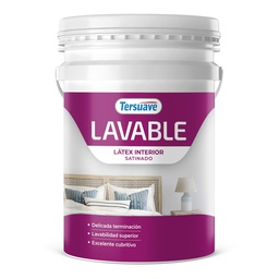 [7798018385846] Lavable Latex Interior Tersuave Blanco Satinado 20 L