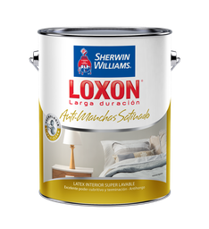 [12443] Loxon Interior Antimanchas Blanco Satinado 4 L