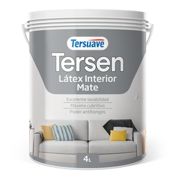 [TLT4] Látex Interior Tersen Blanco 4 L