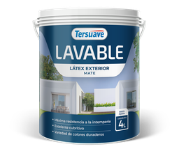 [7798018384825] Lavable Latex Exterior Tersuave Colores  4 L