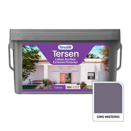 [9277] Latex Exterior-Interior Tersen Gris Misterio 4 L