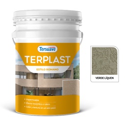 [4449] Terplast Romano Medio Tersuave Verde Liquen 25 Kg
